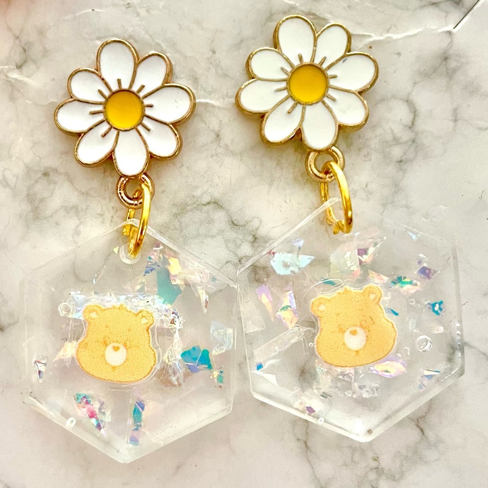 Care Bear Acrylic Earrings